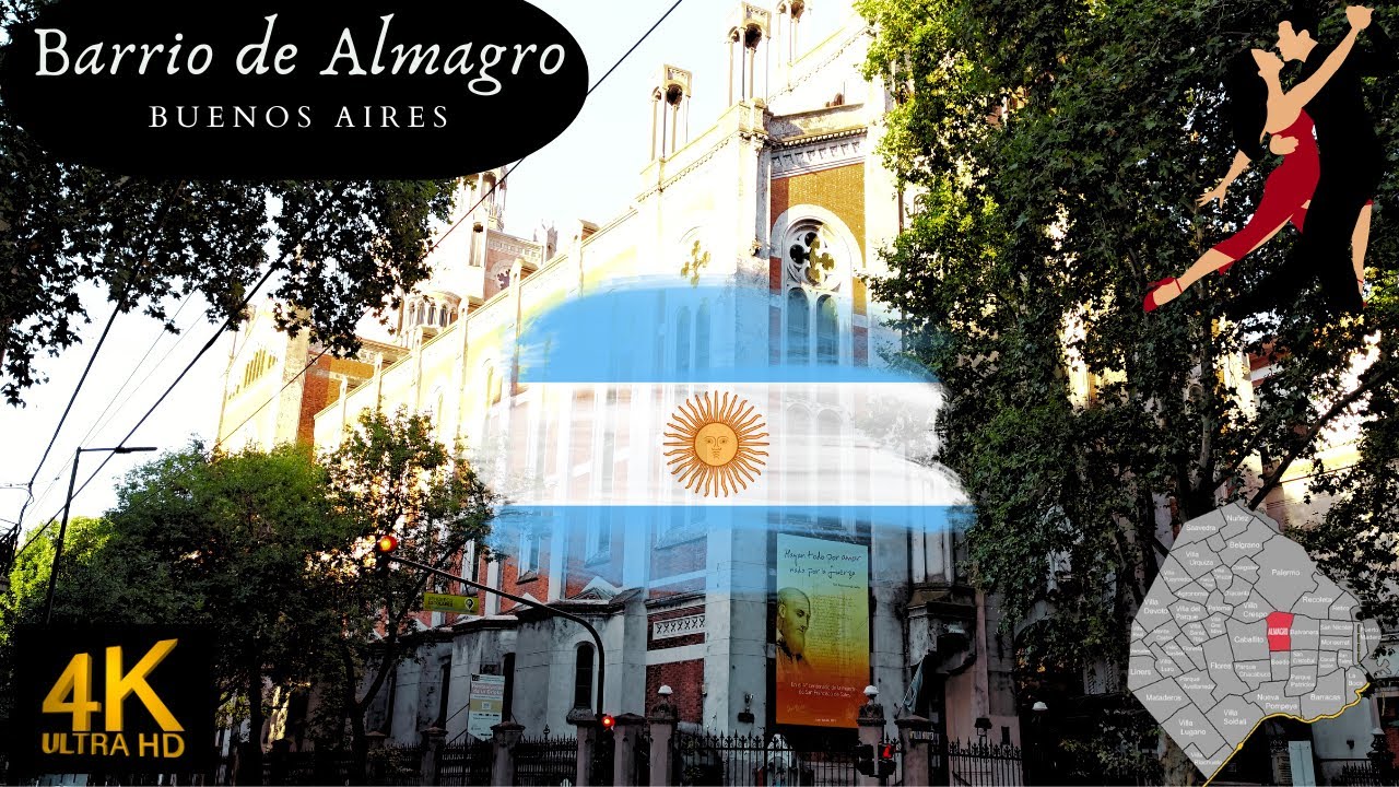 4K | Almagro - Barrio en BUENOS AIRES 🇦🇷 que era de un MILLONARIO 🤔