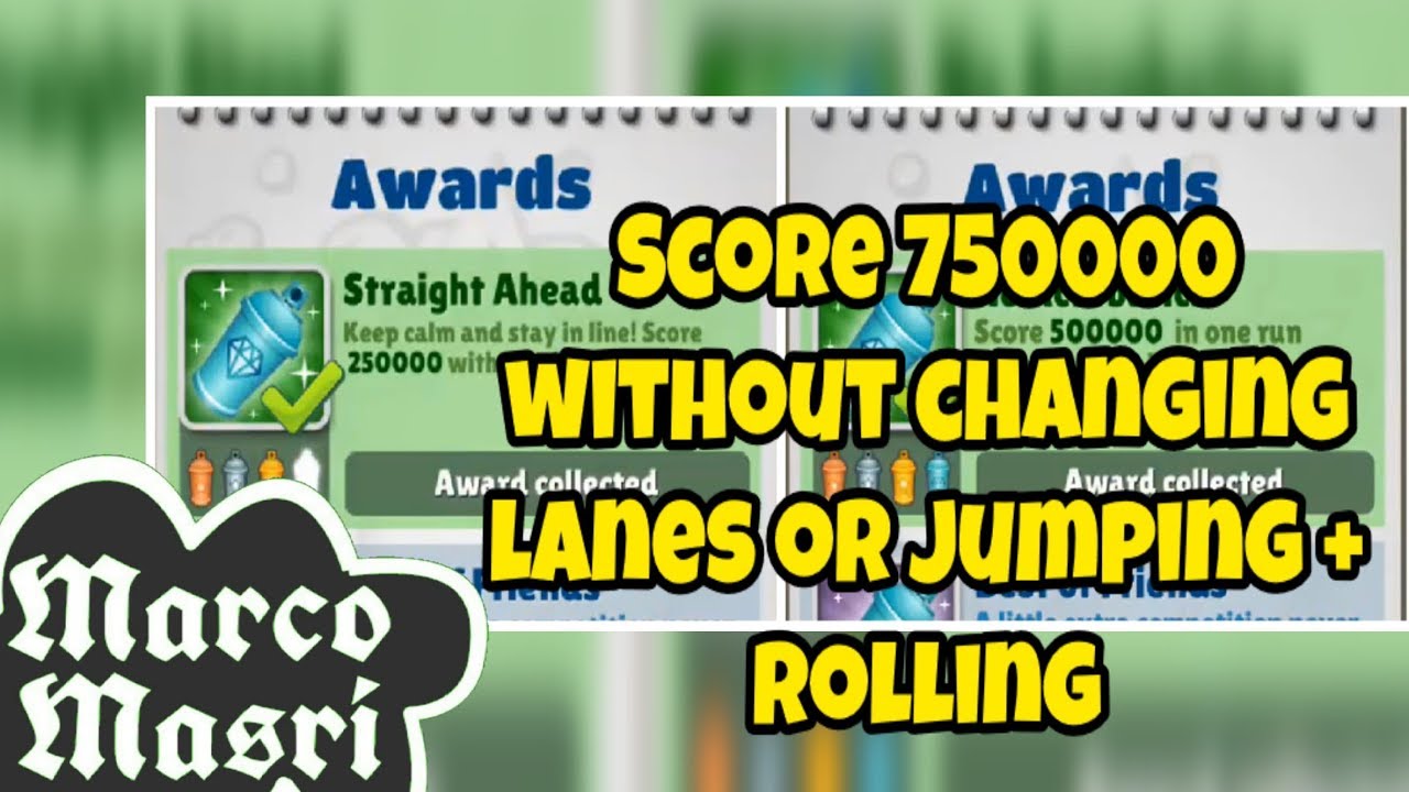 Награды «БЕЗ АКРОБАТИКИ» и «ПРЯМО ВПЕРЁД» в Subway Surfers