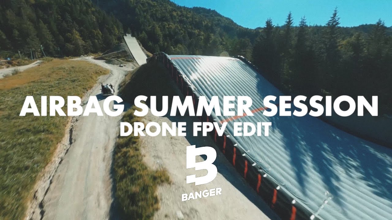 Summer Skiing on a HUGE AIRBAG JUMP | Thomas Trifonitchev at Banger Park |  FPV GoPro Edit