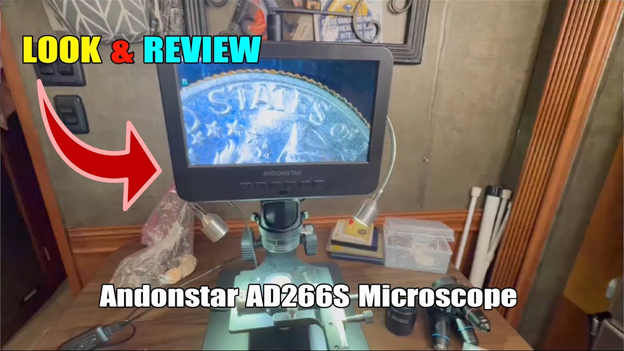 Обзор микроскопа Andonstar AD266S | Лучший цифровой микроскоп 4K HDMI для дома и лаборатории?