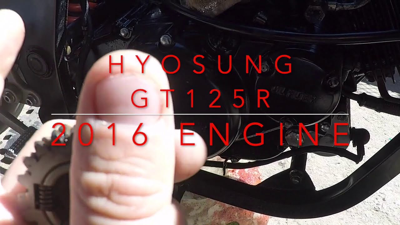 Hyosung GtR125 clutch removal