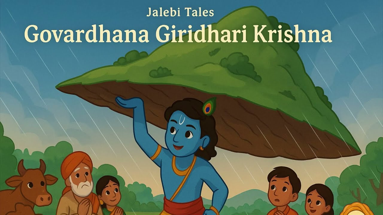 Jalebi Tales - Govardhana Giridhari Krishna - Stories for Kids and Families
