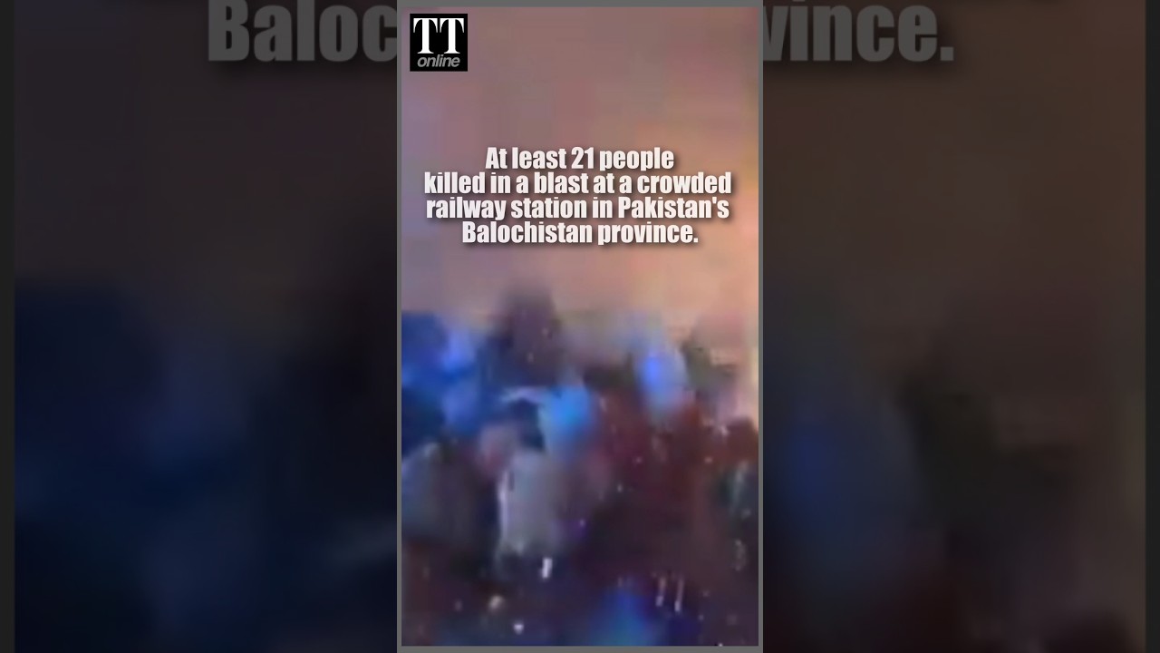 21 Killed, 46 Injured in Quetta's Railway Station Blast in Pakistan #balochistan #pakistan