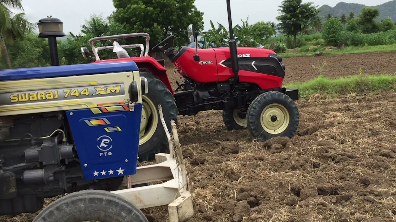 Solis 5015 Yanmar Tractor Demo Solis 50 hp Vs Swaraj 50 hp Demo PTO Challenge | Swaraj vs Solis Demo