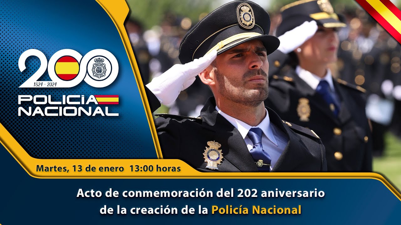 Acto de celebración del 202 aniversario de la creación de la Policía Nacional