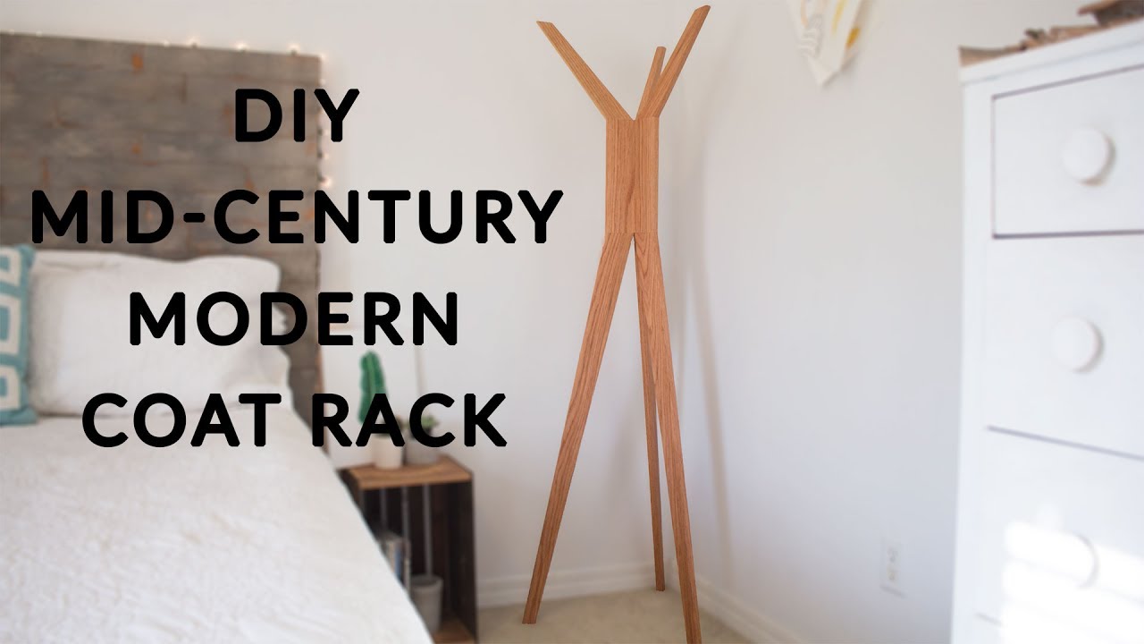Mid-Century Modern Coat Rack | How To Make