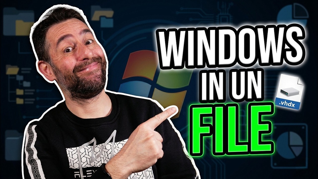 Basta Partizioni! Windows Nativo in un FILE (Dual Boot VHDX - No VM)