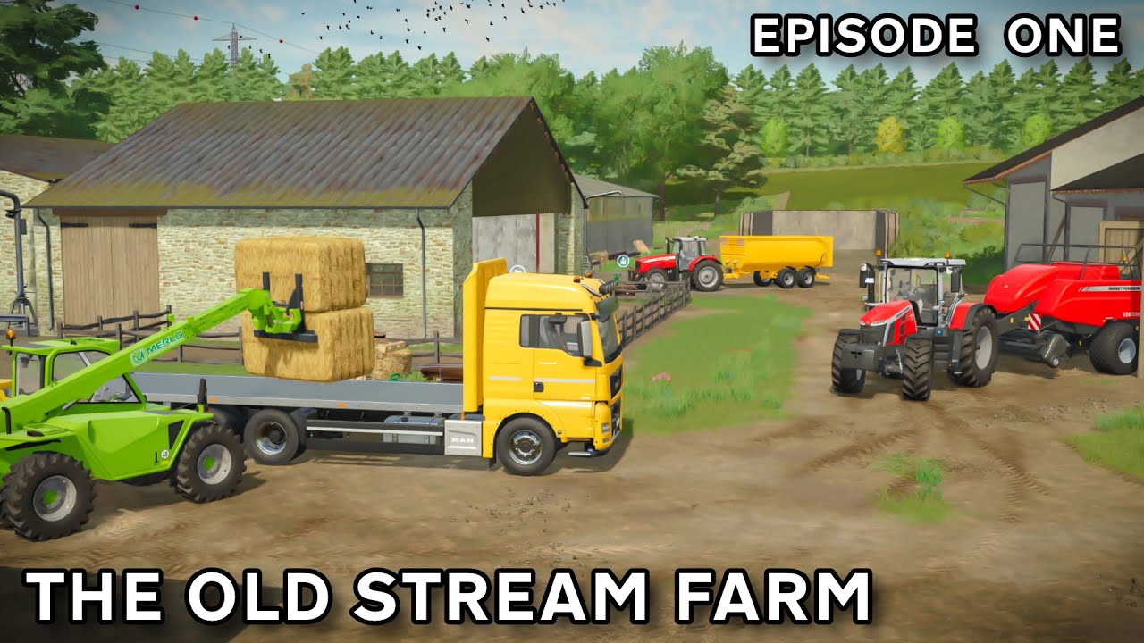 INHERITING A SUCCESSFUL FARM | The Old Stream Farm | FS22 - Episode 1