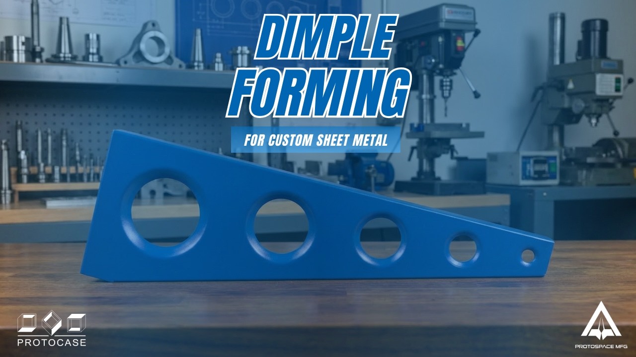 Proto Tech Tip | Using Dimple Forming to Increase Strength & Reduce Weight of Sheet Metal Parts