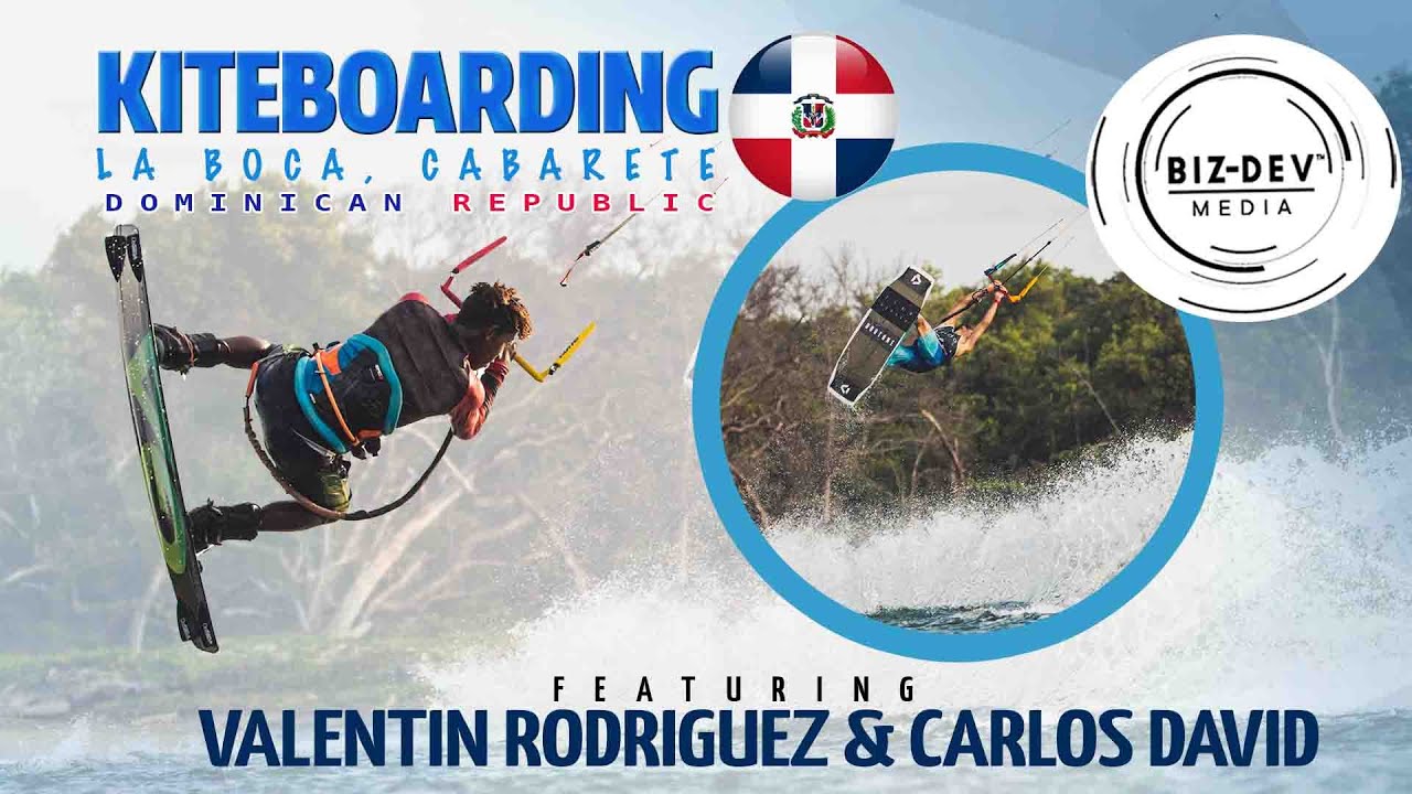 Valentin Rodriguez & Carlos David Kiteboarding at la boca by Biz-Dev Media