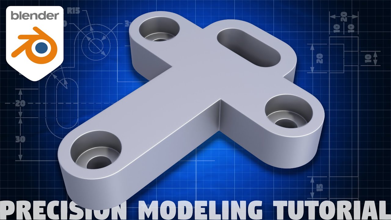 Blender Precision Modeling Tutorial | Modeling Practice 02
