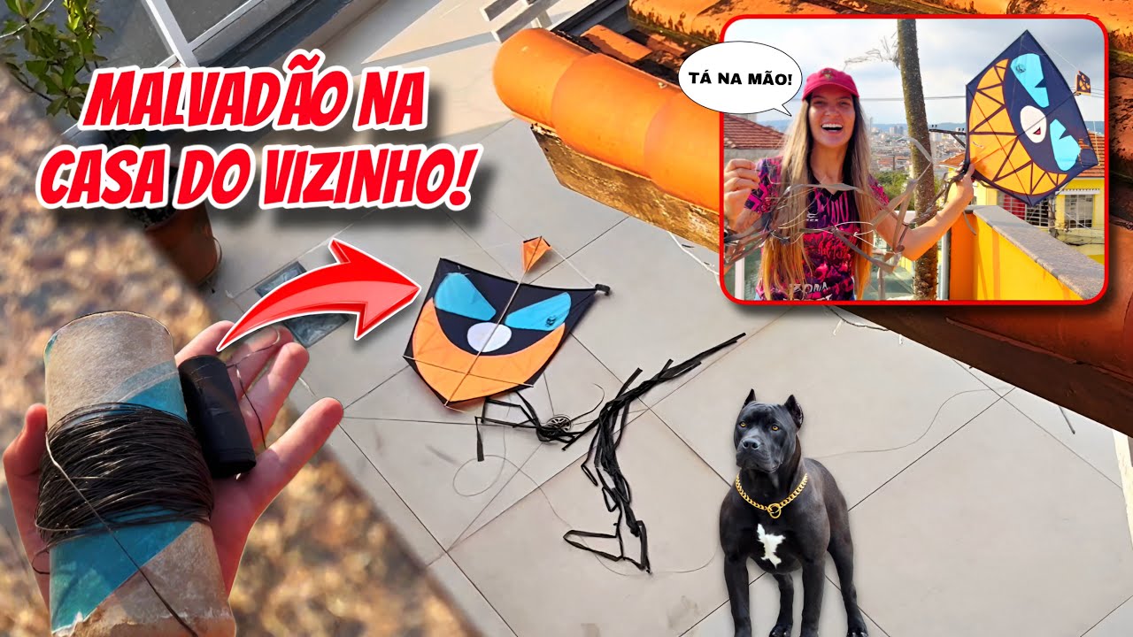Peguei o Pipão Malvadão que Caiu na Casa do Vizinho com Marimba Profissional da Laje - Rafa Xepeira!