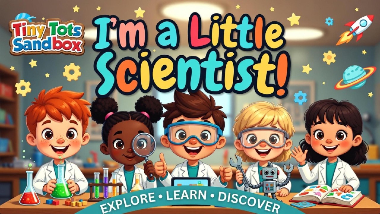 I’m a Little Scientist! 🔬 Kids STEAM Song | Science, Tech, Engineering, Math | Tiny Tots Sandbox