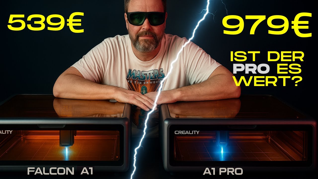 Creality Falcon A1 PRO brandneuer Diodenlaser im Desktopformat