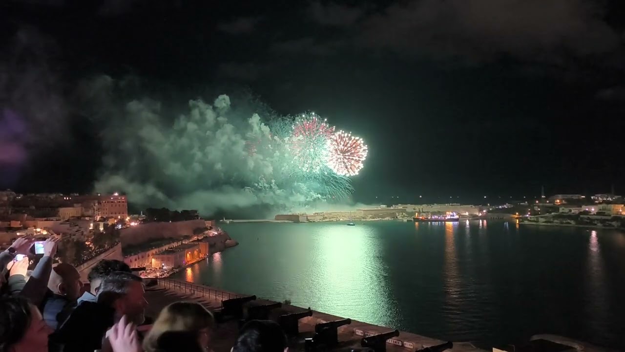Malta New Year Fireworks 2025 Part 1