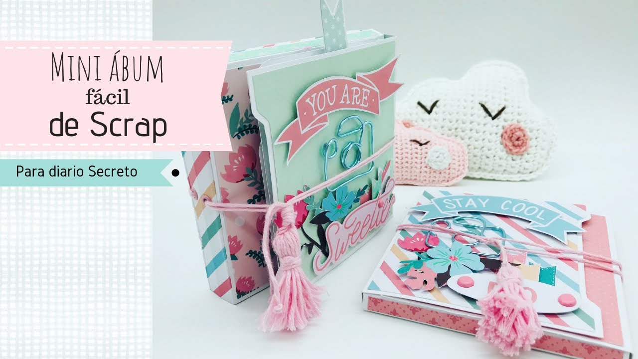 Mini álbum con deslizables