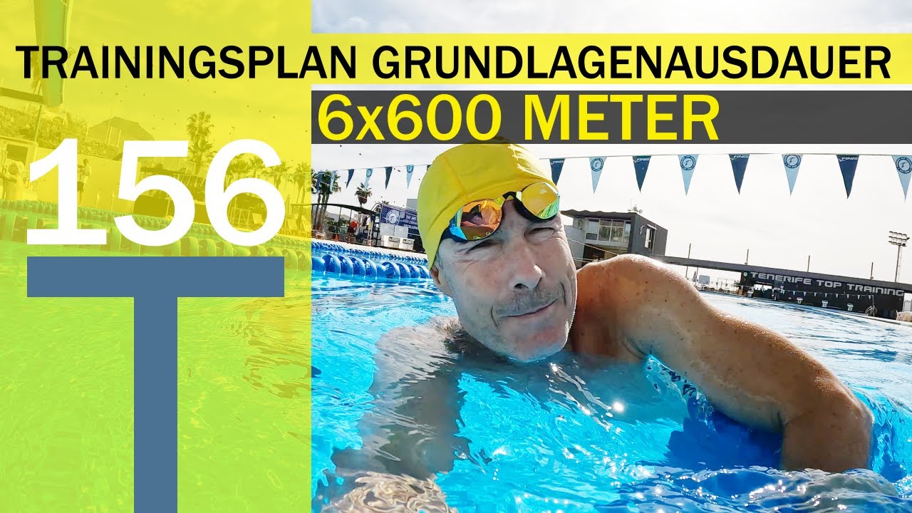 Das 5x600-Meter-Grundlagen-Programm | Schwimmtraining im Grundlagenausdauer-Bereich GA1
