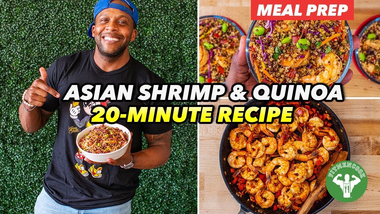 Meal Prep - 20 minute Asian Shrimp & Quinoa
