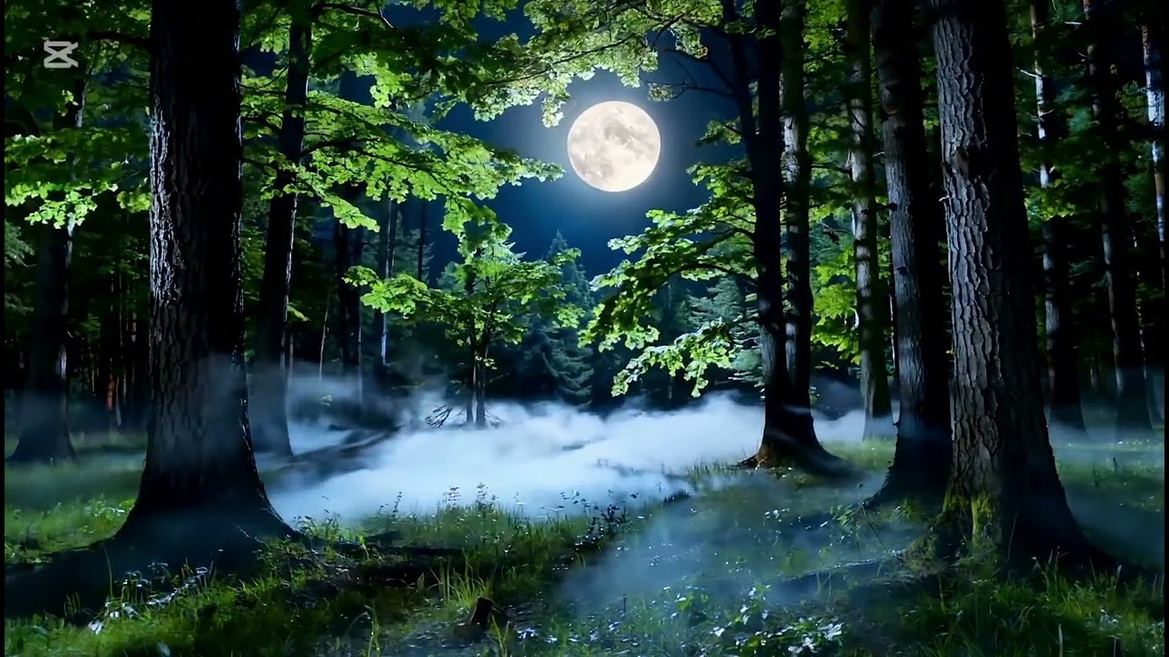 2Hrs Of Forest Night Sounds 🌲 Deep Sleep & Relaxation | Calm Nature Ambience | Sounds Of Nature