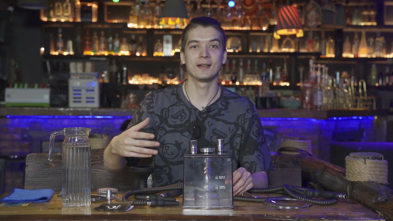ASANMA Square Hookah 2 hose      