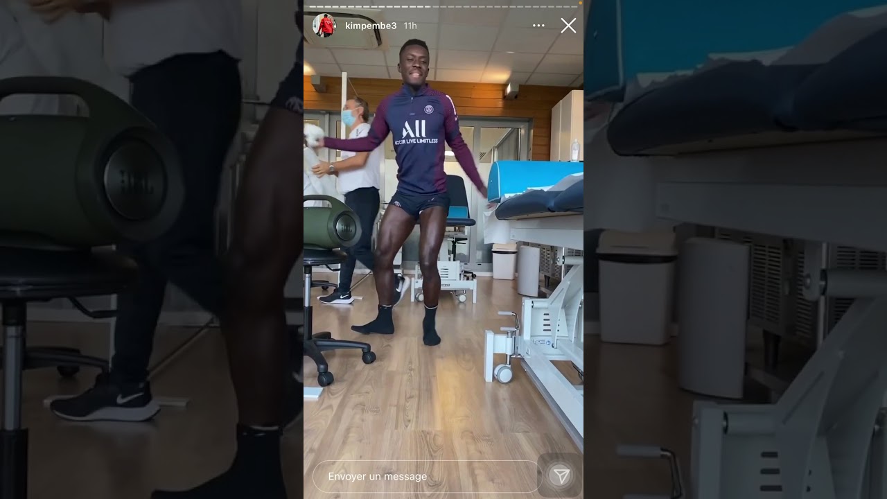 L’ambiance de fraternité🤝 entre kimpembé et Gana Gueye au PG