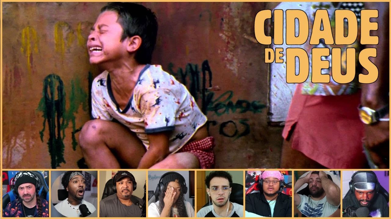 Gringos reagindo a cena forte de CIDADE DE DEUS - NO P&Eacute; OU NA M&Atilde;O? ( ATIVE AS LEGENDAS)