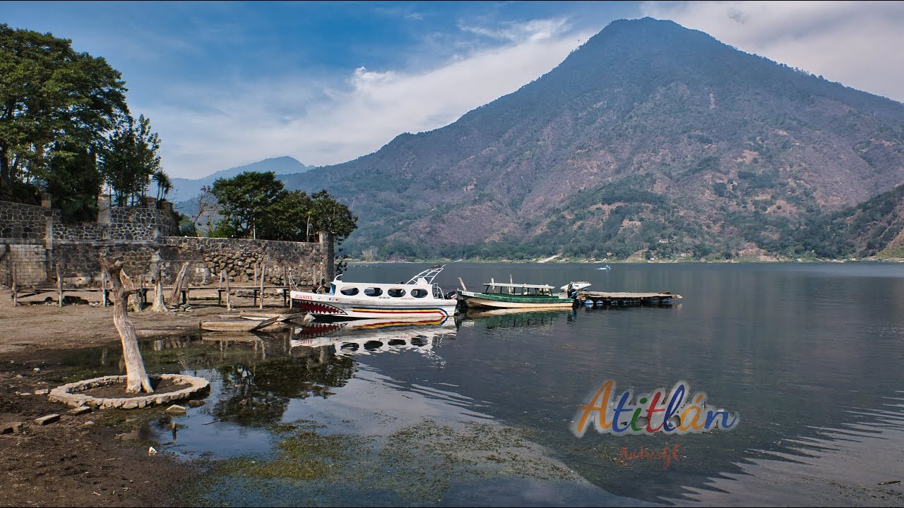 Pueblos del Lago Atitlán. Santiago Atitlán, San Juan la Laguna y San Antonio Palopó. Guatemala - 4K