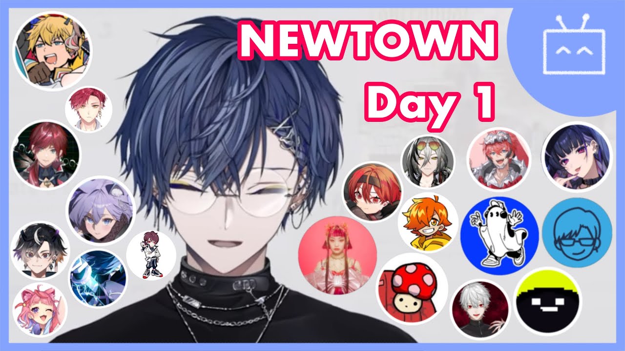 NewTown: Day 1 Taking a walk [Koyanagi Rou/ Nijisanji] (Eng sub)