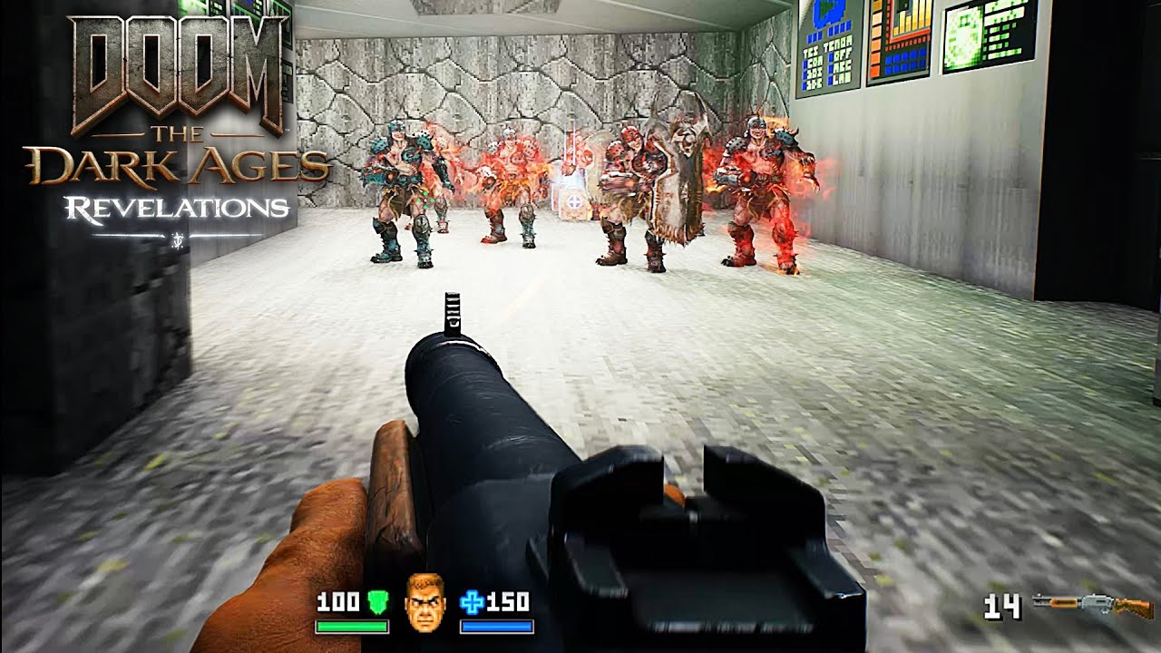 DOOM: THE DARK AGES REVELATIONS All Classic Levels + 93' Shotgun Reward