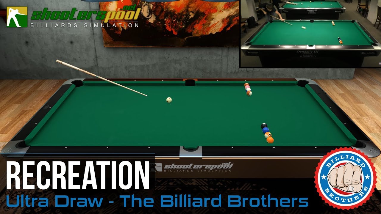 The Billiard Brothers Ultra Draw by Duda - Recreation on ShootersPool Billiards Simulation
