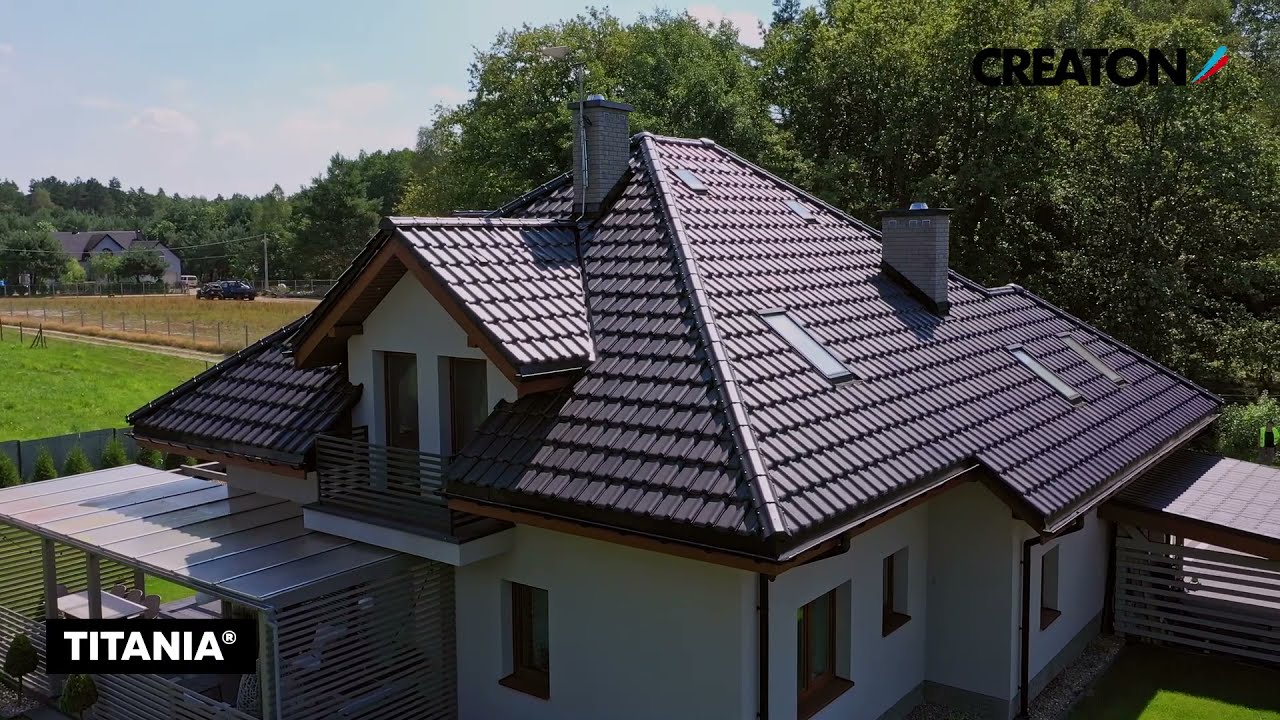🏠 Realizacja - Dachówka ceramiczna swissporTON TITANIA antracytowa angoba