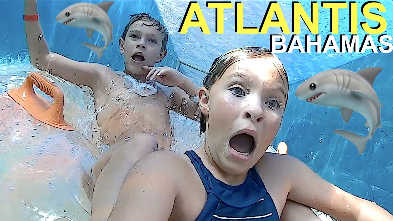 🦈WATER SLIDE INTO SHARK TANK at Atlantis Bahamas | Royal Caribbean Navigator of the Seas 🏝