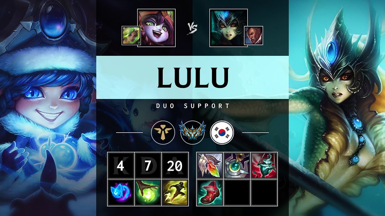 Lulu Support vs Nami - KR Challenger Patch 25.09
