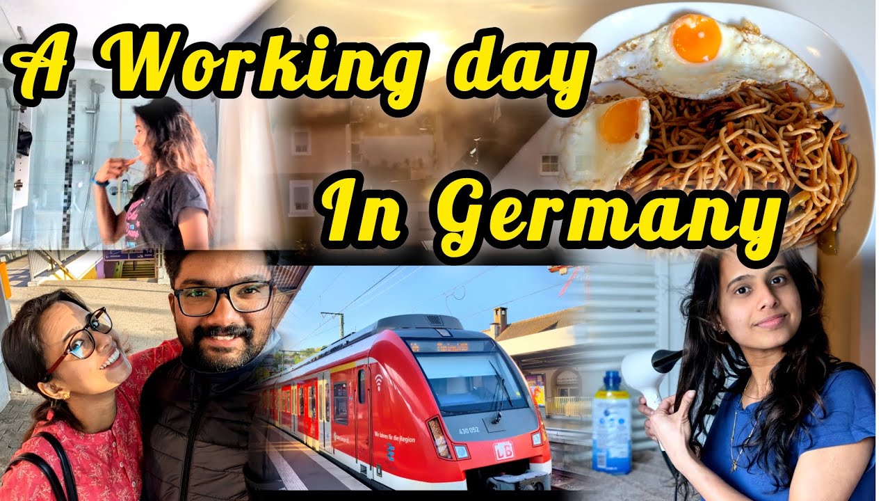 Рабочий день в Германии 🇩🇪 | Видеоблог на малаялам | Жизнь в Германии | День из моей жизни | Glim...