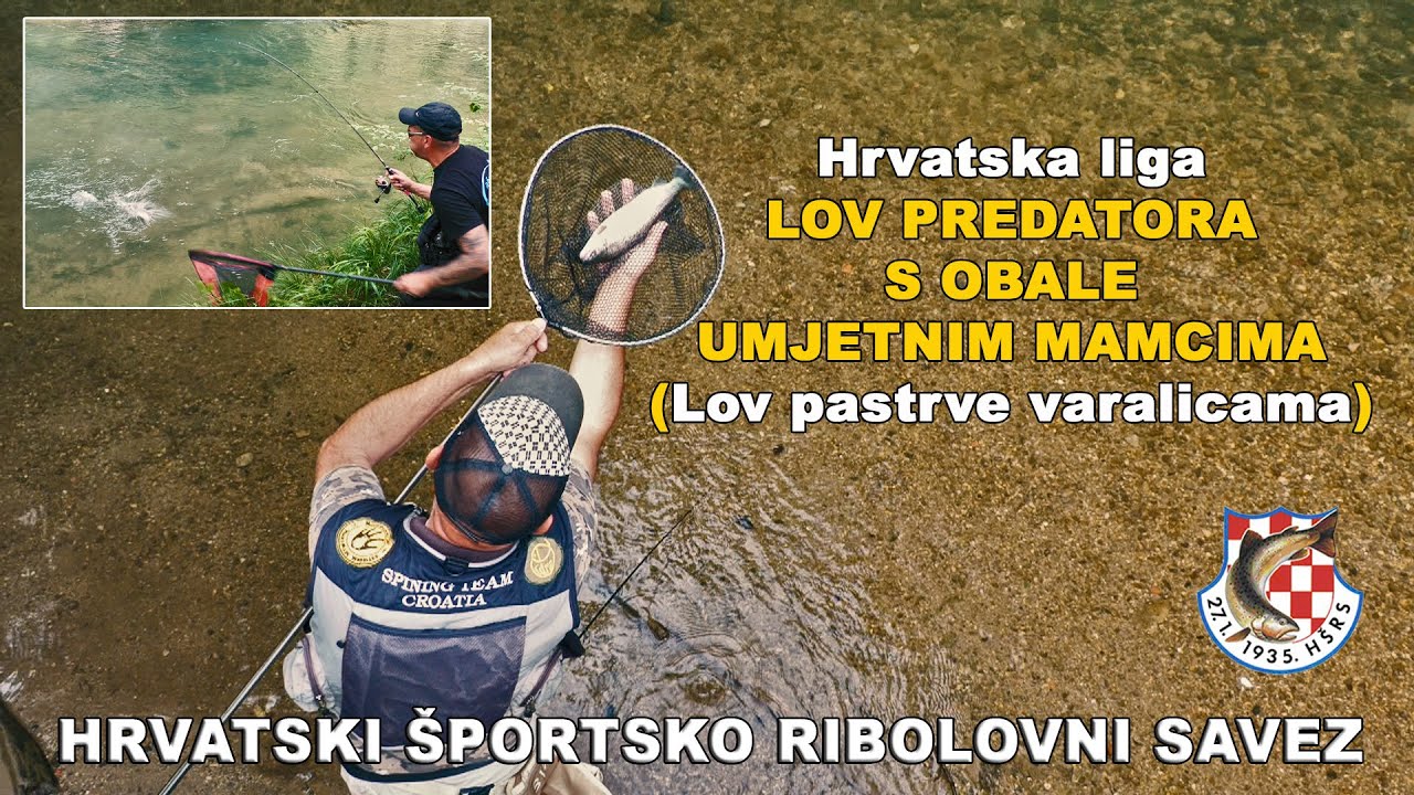 Spin pastrve - Lov predatora s obale umjetnim mamcima, Hrvatska liga / VSP Igor Pavičić