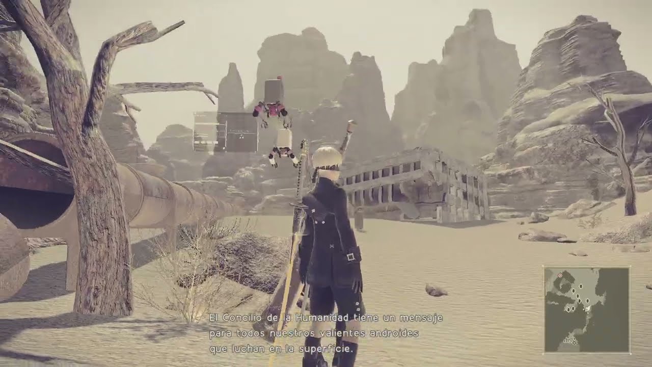 Peligros en el desierto - Nier:Automata