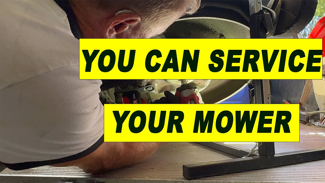 How to service your lawn mower the easy way !