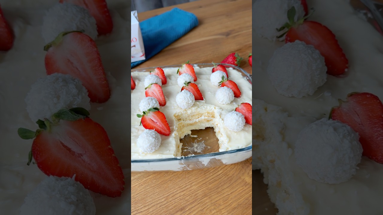 Raffaello Dessert 🥰 ✏️ Rezept