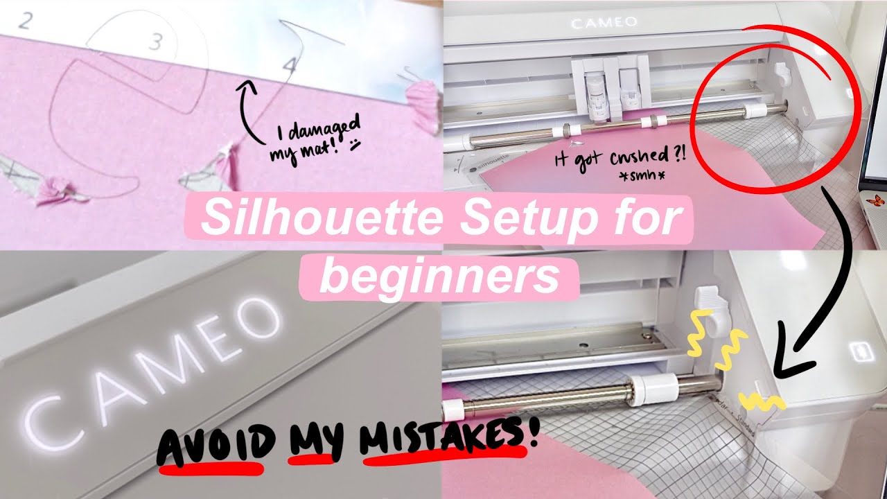 Silhouette Cameo 4 Unboxing and Set Up | how to get aligned cuts and other tips!