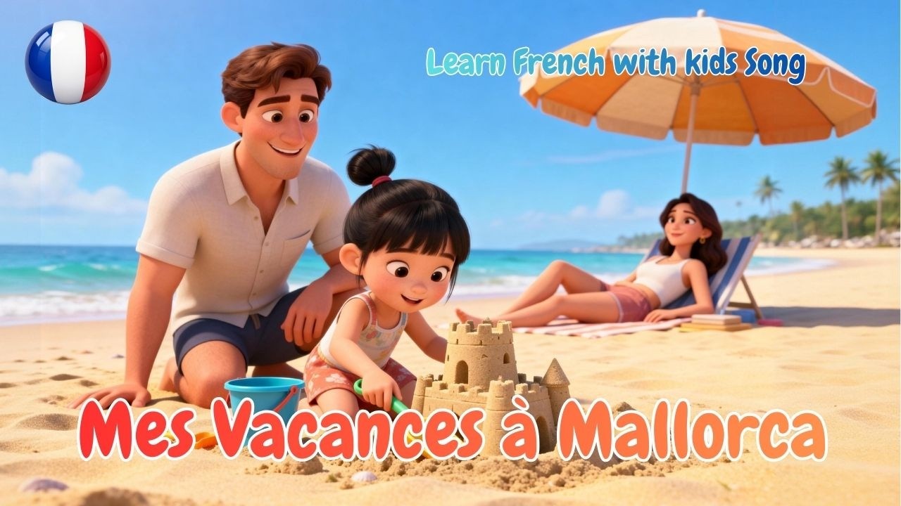 Mes Vacances à Mallorca 🌴 | Chanson Enfant Voyage | Helene & Papa Music TV