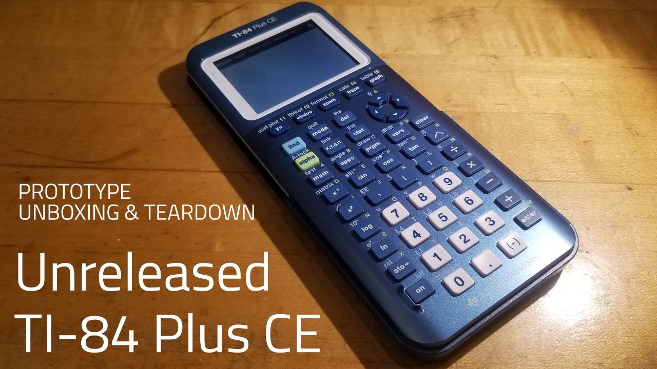 TI-84 Plus CE Review/Teardown (2020): PROTOTYPE in Dark Teal