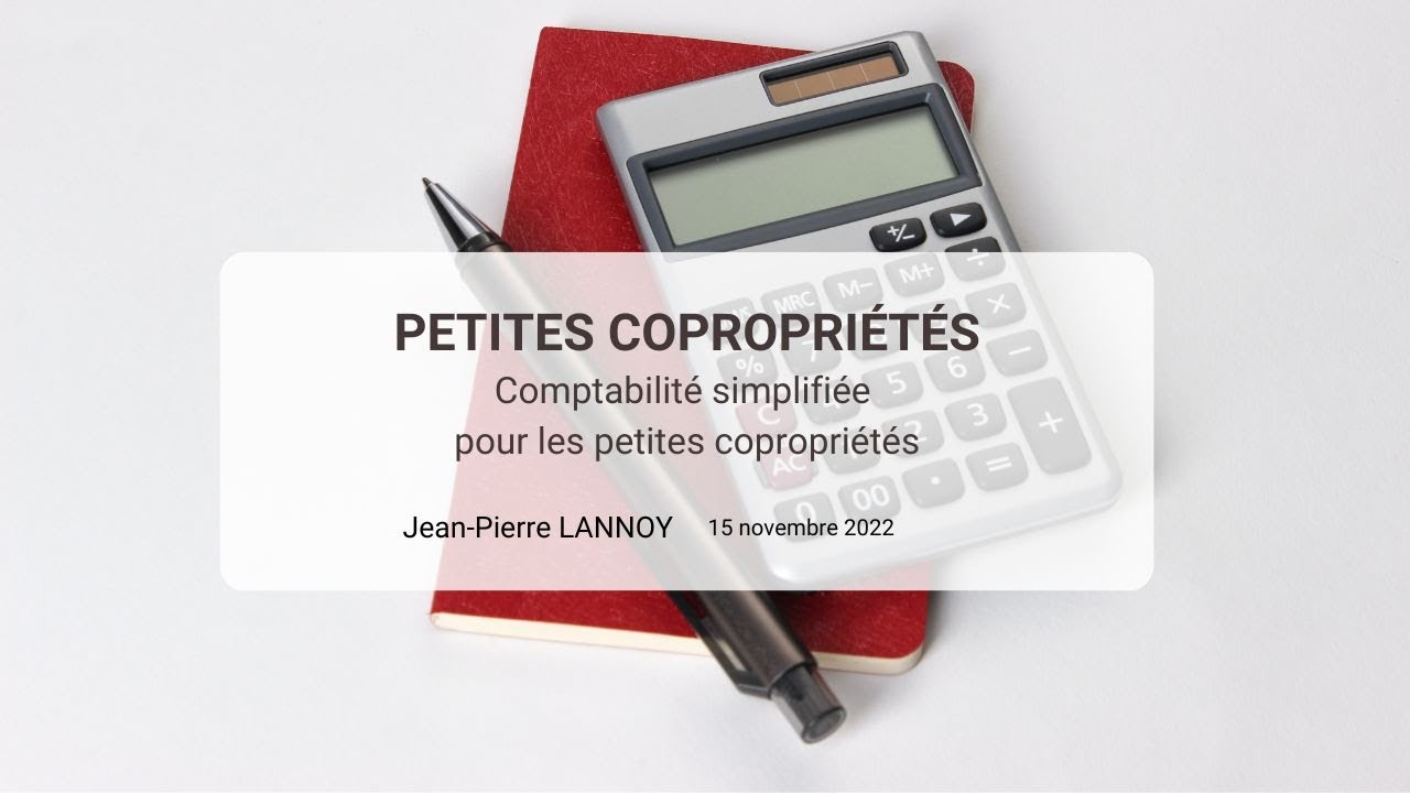 Comptabilité simplifiée pour les petites copropriétés