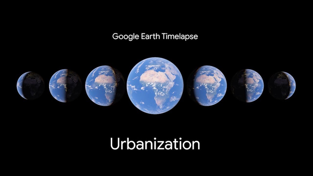Urban expansion across the world: Timelapse in Google Earth