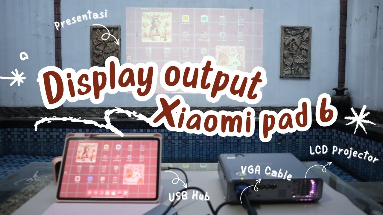 ACCESORIS WAJIB UNTUK DISPLAY OUTPUT XIAOMI PAD 6 BIAR BISA PRESENTASI DI TV DAN LCD PROYEKTOR