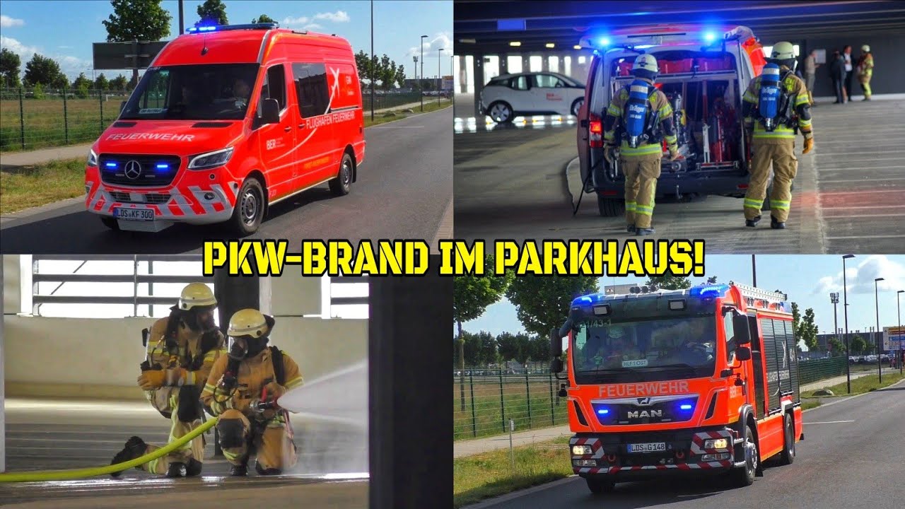 [ 🚒𝗡𝗘𝗨𝗘𝗥 𝗚𝗪-𝗥𝗘𝗧𝗧𝗠𝗔𝗧 𝘂𝗻𝗺.🚨] Einsatzfahrten 》Flughafenfeuerwehr || Einsatzübung am Flughafen BER