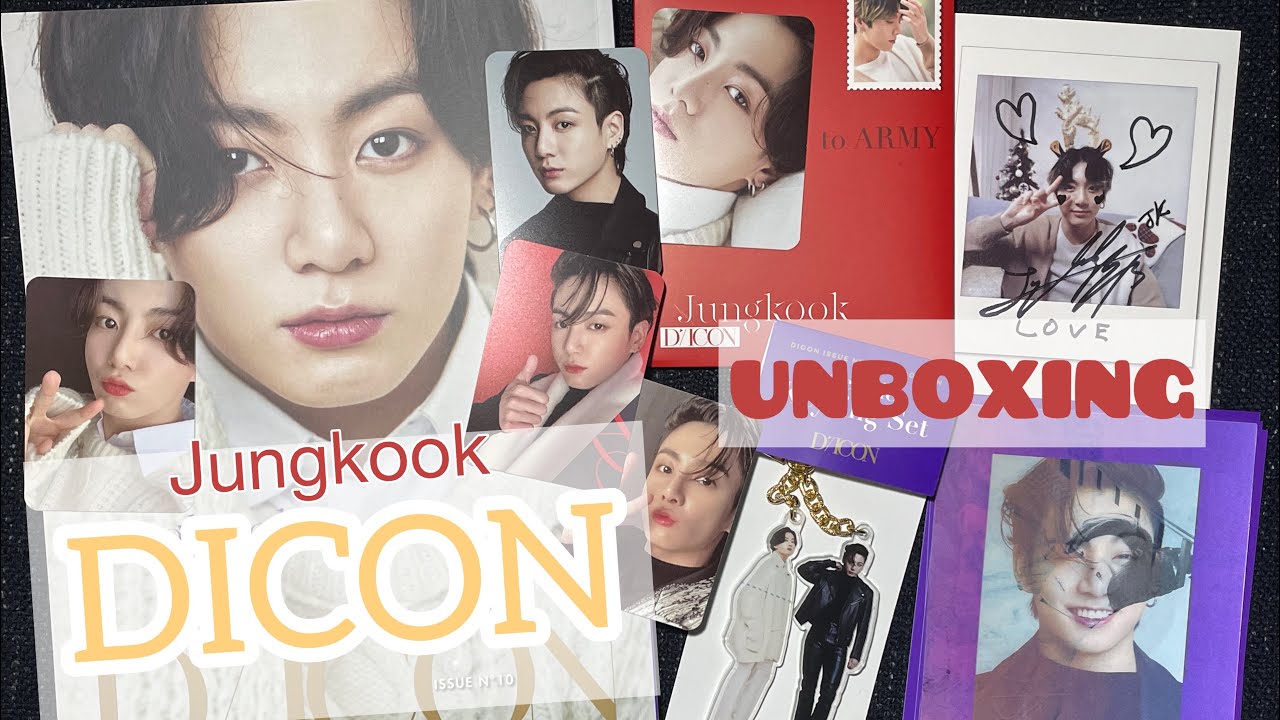 DICON Jungkook UNBOXING🤎Распаковка и обзор полного набора Дикон с Чонгуком⭐️
