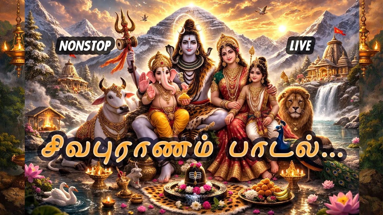 🔴 LIVE NOW | சிவபுராணம் முழு பாடல் | பக்தி நேரலை | Kalimalai Channel