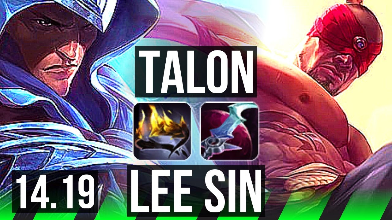 TALON vs LEE SIN (JGL) | 78% winrate, 7/1/7 | EUW Diamond | 14.19