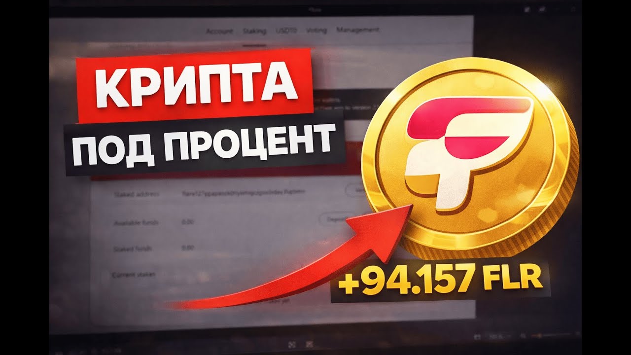 Пассивный доход в крипте: как работает стейкинг FLR / как я зарабатываю пассивно на Flare Network