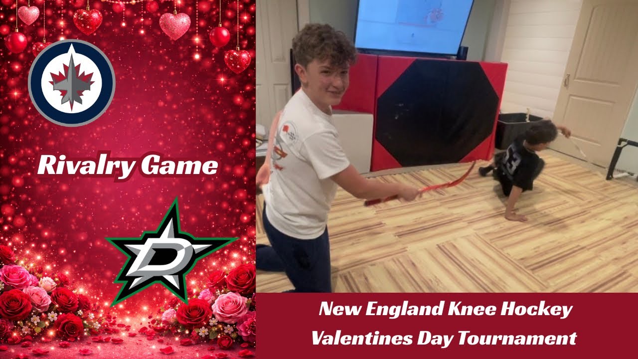 Stars vs Jets | NEKHL Knee Hockey | Valentines Day Tournament Rivalry Game